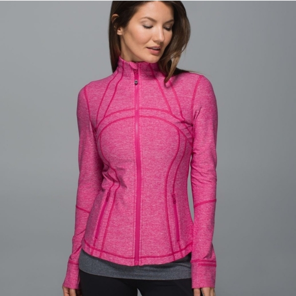 Lululemon Athletica Women's Define Jacket Heathered Jewelled Magenta NWT Size 8 - Picture 1 of 9